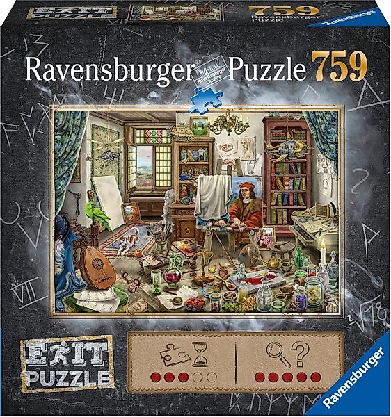 Ravensburger Puzzle EXIT, Das Künstleratelier, 759 günstig online kaufen