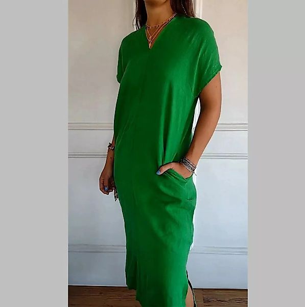 AFAZ New Trading UG Sommerkleid Lockeres Sommerkleid für Damen aus Baumwoll günstig online kaufen