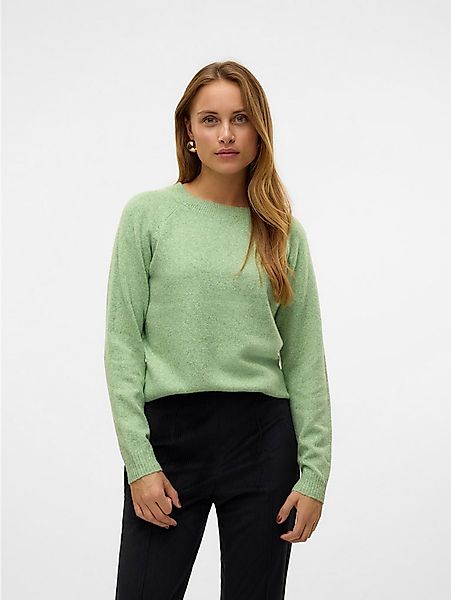 Vero Moda Rundhalspullover VMDOFFY LS O-NECK BLOUSE GA NOOS Materialmix, re günstig online kaufen