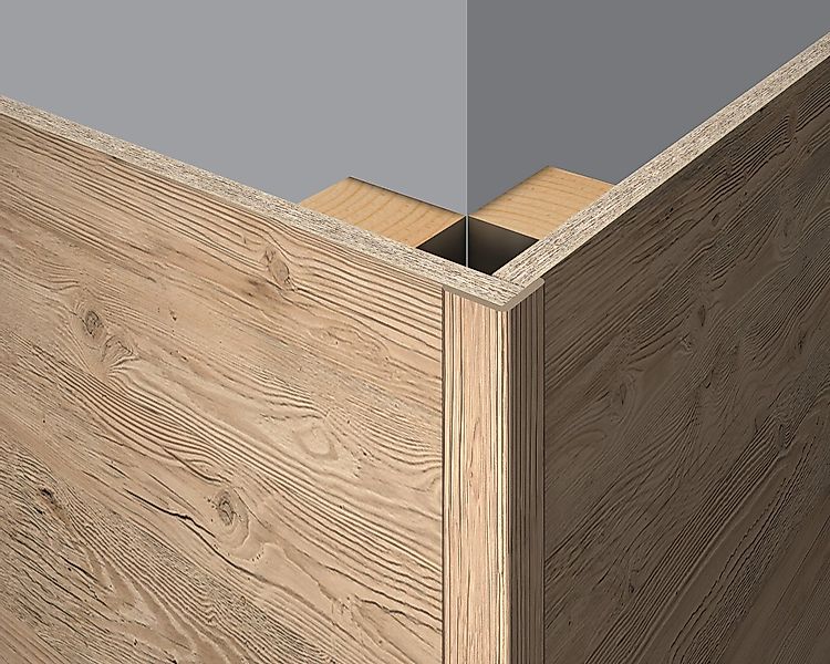 EGGER Abschlussleiste Faltleiste Decowall FL006 Namur Fichte hell, Kleben, günstig online kaufen