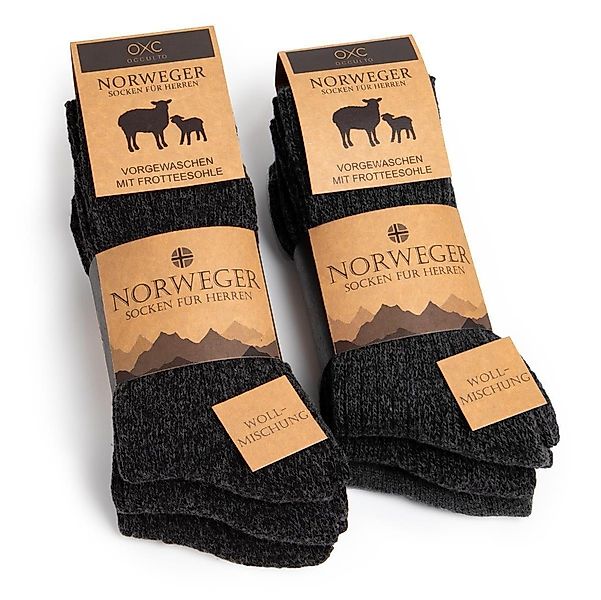 OCCULTO Norwegersocken Herren Norweger Socken 6er Pack (Modell: Finn) (6-Pa günstig online kaufen