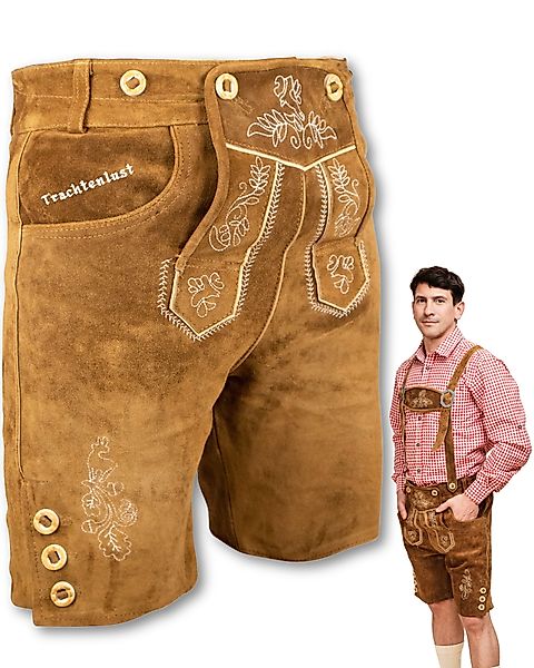 HOFGLANZ Trachtenlederhose Herren Lederhose, traditionelle Trachtenhose günstig online kaufen