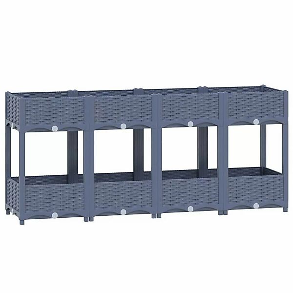 vidaXL Hochbeet 160x40x71 cm Polypropylen 643928 günstig online kaufen