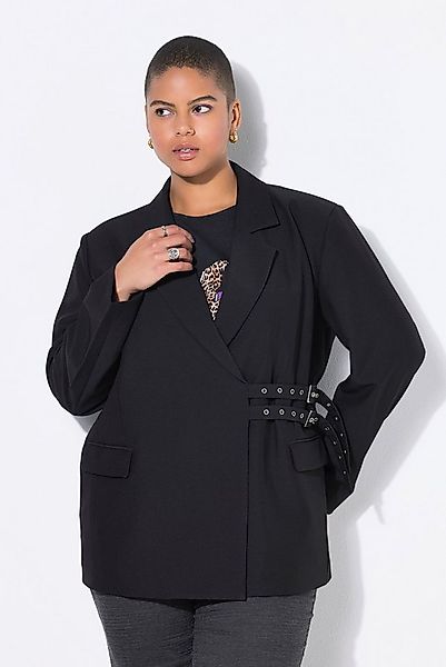 Studio Untold Blusenblazer Blazer Straight Shape seitliche Schmuckriegel günstig online kaufen
