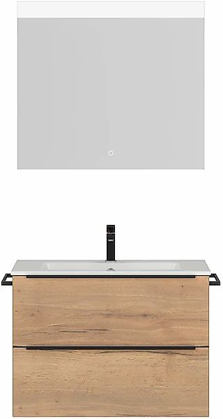 nobilia® Badmöbel-Set »Levere« vormontiert, mit Soft-Close, 2 Stk. tlg. günstig online kaufen