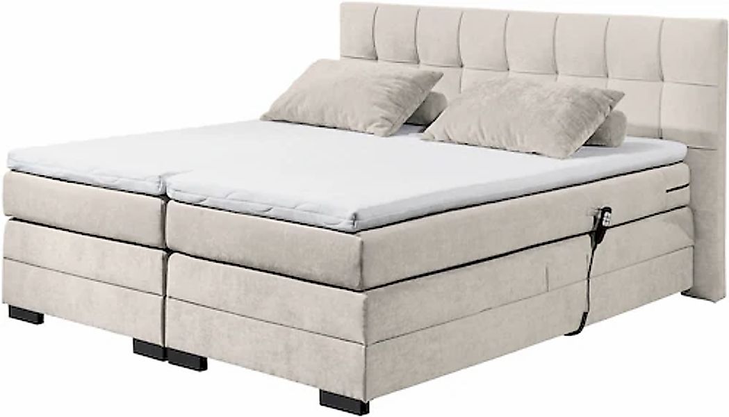 ED EXCITING DESIGN Boxspringbett »Talena«, inkl. Motor und Topper günstig online kaufen