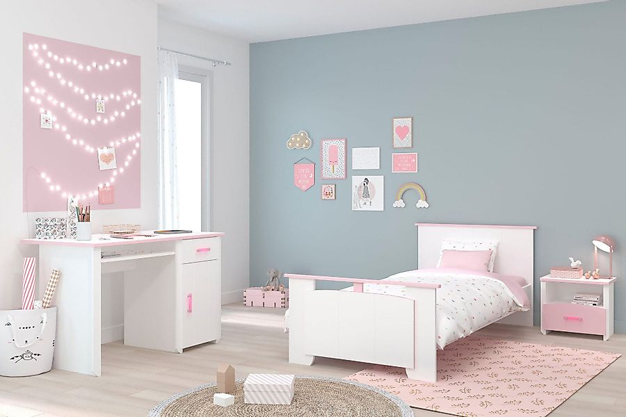 Parisot Jugendzimmer-Set Sunny, (Mädchenzimmer in weiß günstig online kaufen