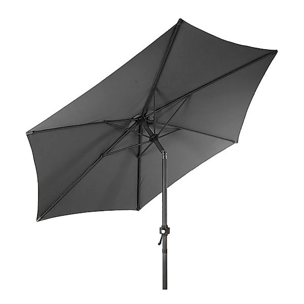 Lex XL Alu Sonnenschirm Ø 2,5 m Kurbelschirm Garten Balkon Terrasse Knickba günstig online kaufen