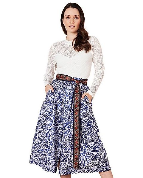 KRÜGER COLLECTION Trachtenrock Damen Trachtenrock 'Janita' 264167, Blau günstig online kaufen