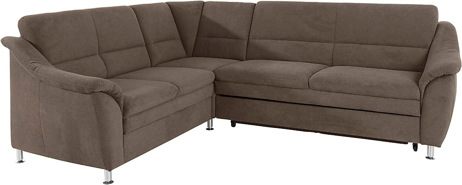 Places of Style Ecksofa »Cardoso L-Form«, Federkern, wahlweise mit Bett, Sc günstig online kaufen