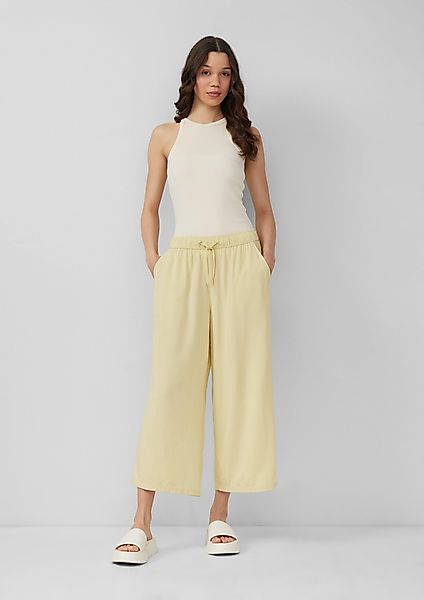 QS 7/8-Hose Culotte aus Viskose Gummizug günstig online kaufen