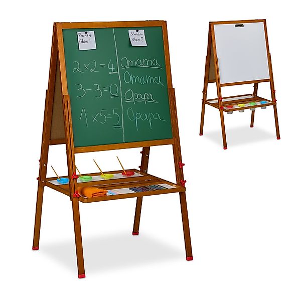 relaxdays Standtafel Kinderstandtafel mit Whiteboard, (1-tlg) günstig online kaufen