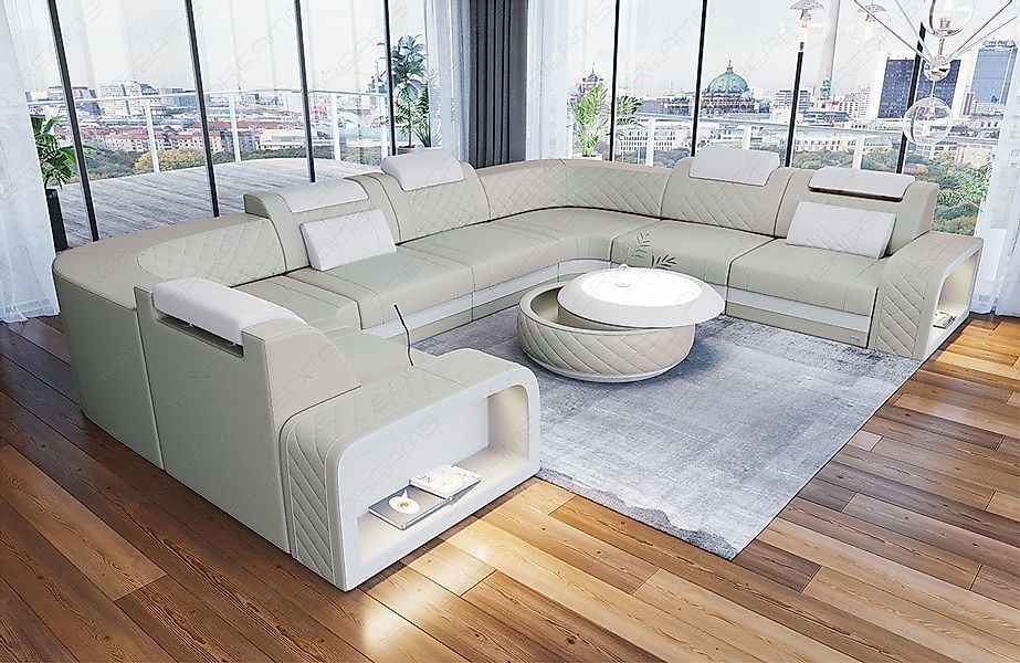 Sofa Dreams Wohnlandschaft Foggia U Form günstig online kaufen