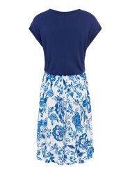 LASCANA Sommerkleid Seitennahttaschen mit bedrucktem Rock, T-Shirtkleid, St günstig online kaufen