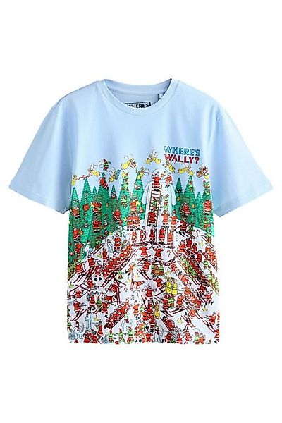 Next T-Shirt Weihnachts-T-Shirt 100 % Baumwolle Wo ist Walter? (1-tlg) günstig online kaufen