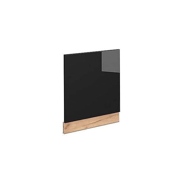 Vicco Frontblende Fame-Line Schwarz Eiche hochglanz/Goldkraft Eiche 60 cm A günstig online kaufen