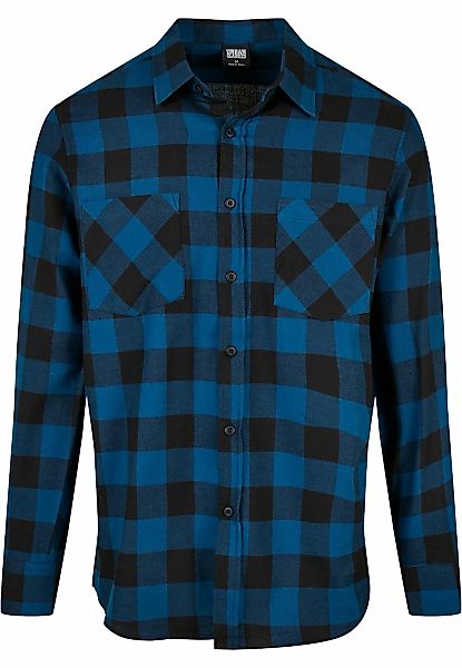 URBAN CLASSICS Kurzarmshirt "Urban Classics Herren Checked Flanell Shirt", günstig online kaufen