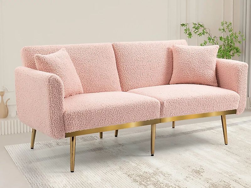 KLAM HOME Sofa Schlafsofa 3-Sitzer-Sofa 3-fach verstellbarer Rückenlehne, a günstig online kaufen