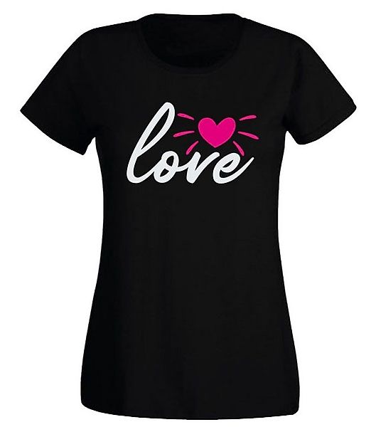 G-graphics T-Shirt Damen T-Shirt - love mit trendigem Frontprint, Aufdruck günstig online kaufen