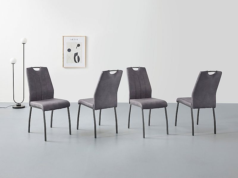 HELA Esszimmerstuhl ELIF (Set, 4 St), 140 Kg Belastbar, Küchenstuhl günstig online kaufen