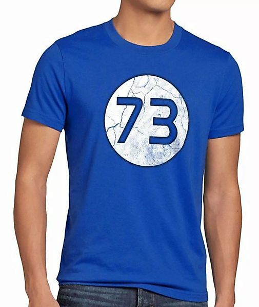 style3 Print-Shirt Herren T-Shirt 73 Sheldon Lieblingszahl big bang cooper günstig online kaufen
