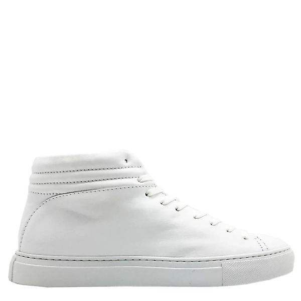 Hoher Sneaker Aus Leder "Nat-2 Sleek All White" In Weiß günstig online kaufen