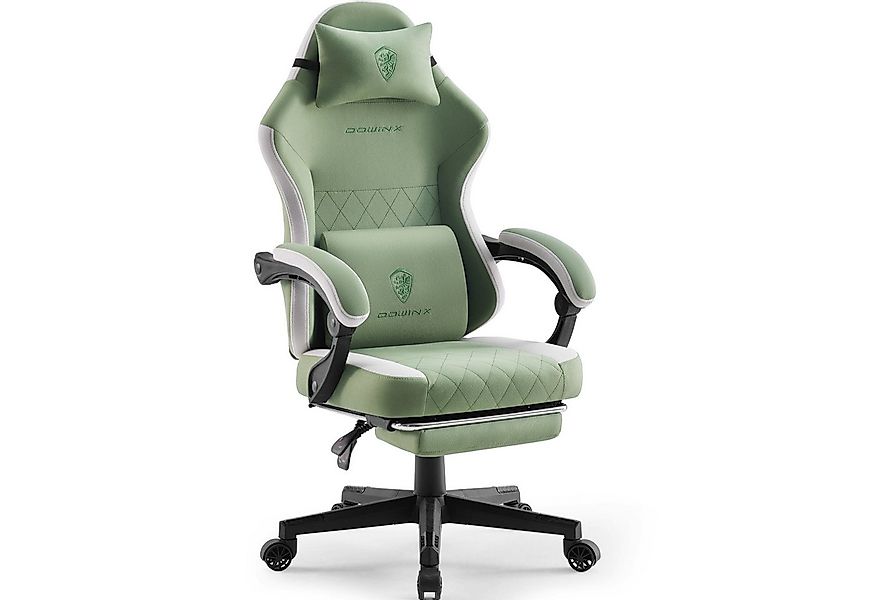 Dowinx Gaming-Stuhl Premium Gaming-Sessel mit Fußstütze und Lendenstütze (1 günstig online kaufen