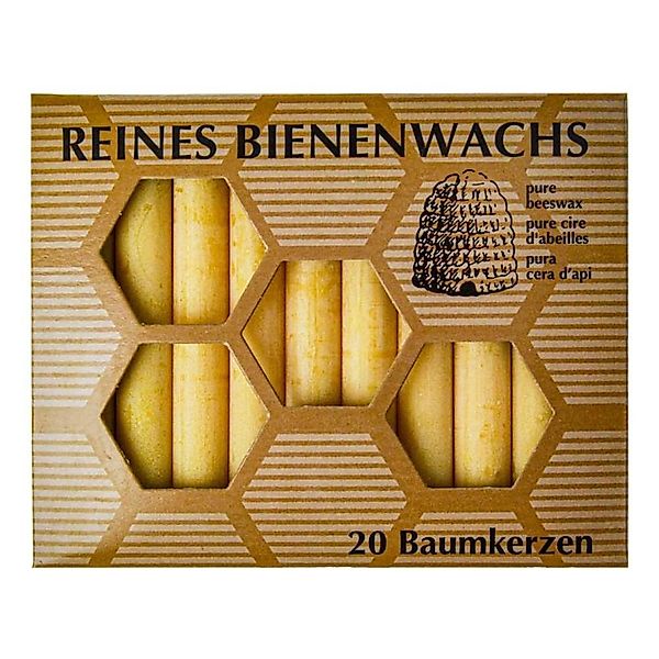 Hahn Kerzenfarm Formkerze Bienenwachs - Baumkerze günstig online kaufen