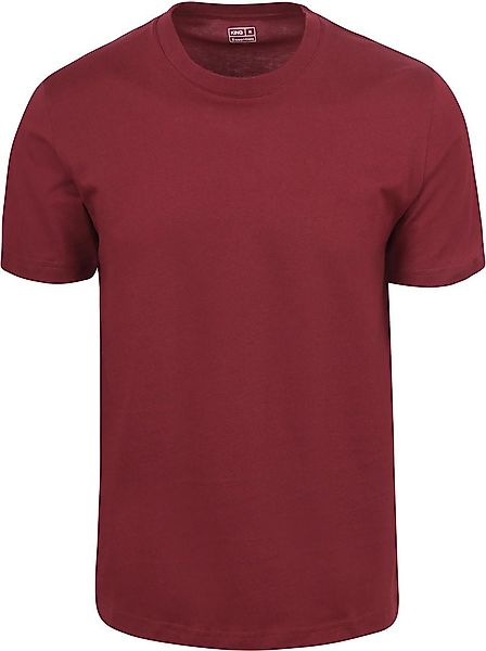 King Essentials The Steve T-Shirt Burgundy - Größe XL günstig online kaufen