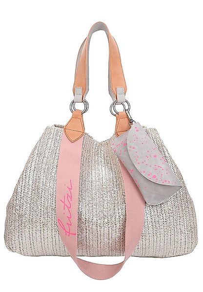 Fritzi aus Preußen Henkeltasche Izzy Medium Limited Painted Straw, mit abne günstig online kaufen