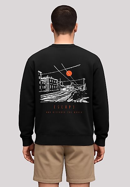 F4NT4STIC Sweatshirt "Escape Discover the World Town Train Station", Premiu günstig online kaufen