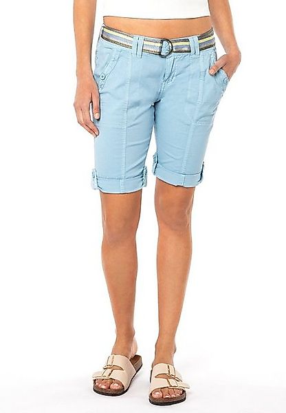 Fresh Made Bermudas Bermuda mit glänzendem Gürtel günstig online kaufen