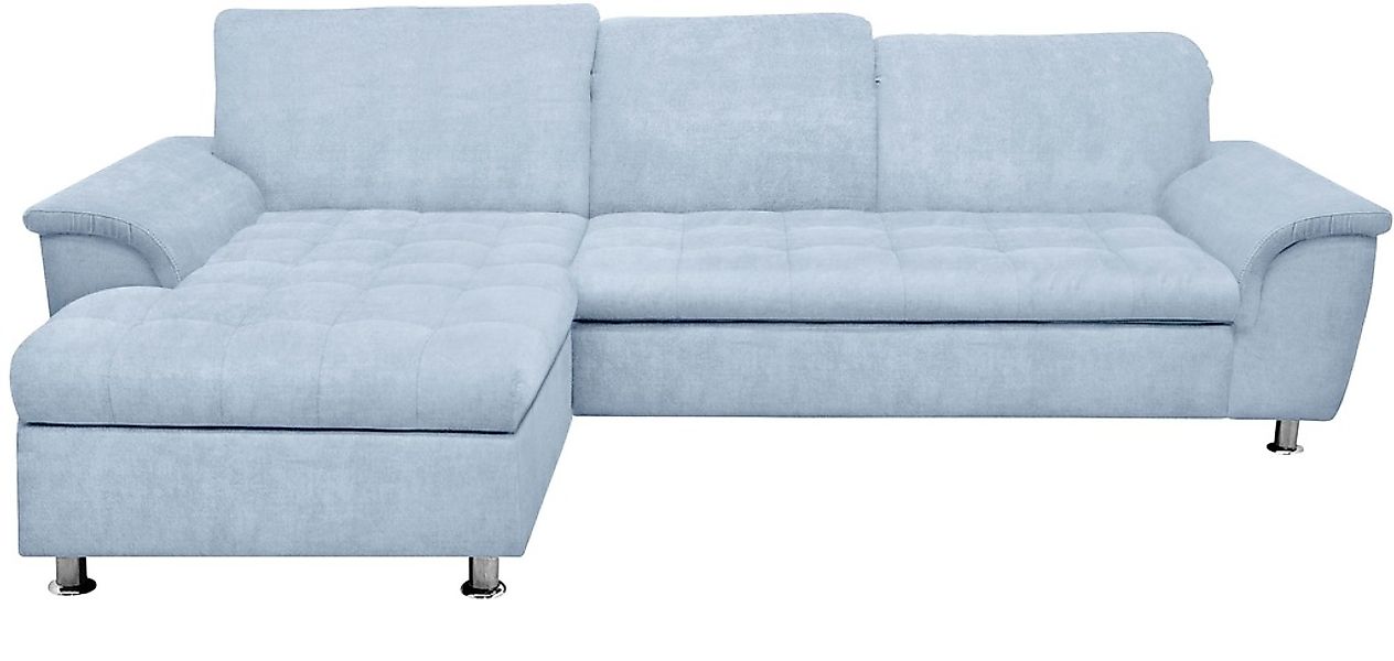 DOMO collection Ecksofa "Franzi Steppung im Sitzbereich B7T/H: 278/162/80 c günstig online kaufen
