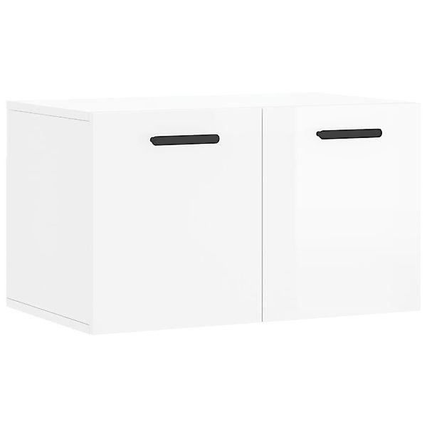 vidaXL Hängeschrank Wandschrank Hochglanz-Weiß 60x36,5x35 cm günstig online kaufen