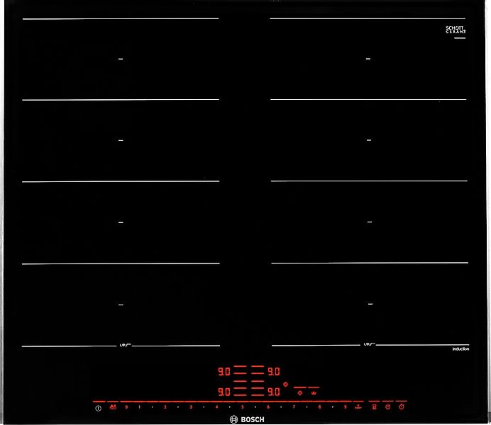 BOSCH Flex-Induktions-Kochfeld "PXX675DC1E" PerfectFry-Sensor für automatis günstig online kaufen