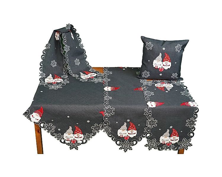 matches21 HOME & HOBBY Tischdecke Tischdecke AMIRA Weihnachten Wichtel Poly günstig online kaufen