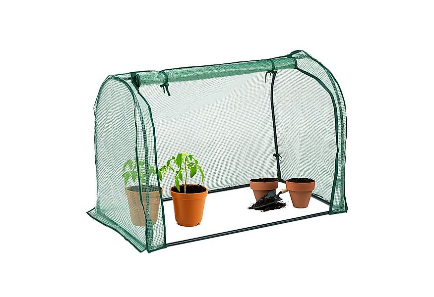 relaxdays Foliengewächshaus mit Tür günstig online kaufen
