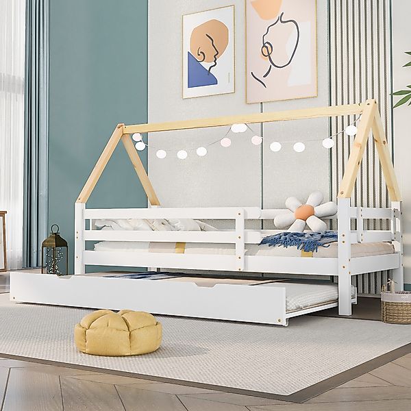 Flieks Einzelbett, Kinderbett Schiebebett Unterbett mit günstig online kaufen