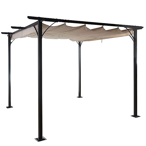 MCW Pergola C42 3,5x3,5m Creme günstig online kaufen