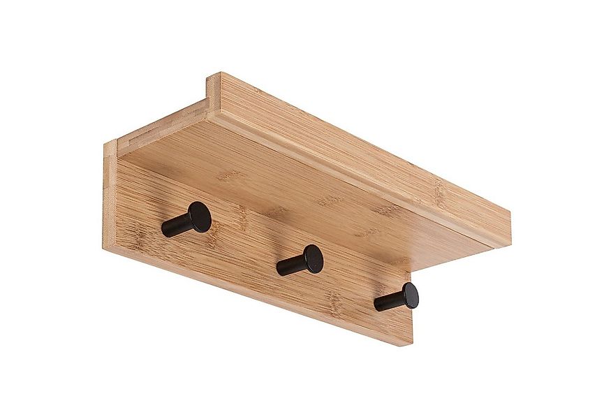 ONVAYA Wandregal Wandregal mit 5 Haken, Regalbrett schwebend aus Holz, Schl günstig online kaufen