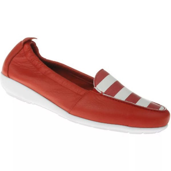 Natural Feet  Damenschuhe Mokassin Maja Farbe: rot günstig online kaufen