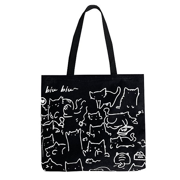 Coonoor Schultertasche Canvas Einkaufstasche,Tragetasche,Wiederverwendbare günstig online kaufen