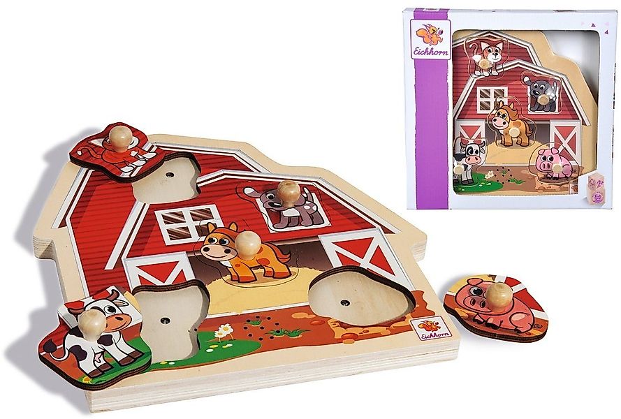 Eichhorn Puzzle 5 Teile Kinder Holz günstig online kaufen