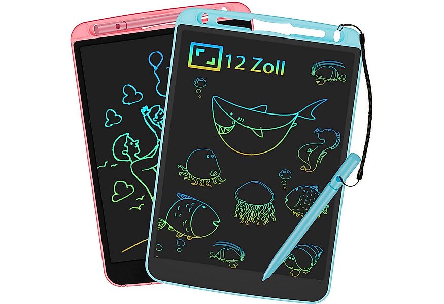 Comfy Mate Zaubertafel 2 Stück LCD Schreibtafel 12 Zoll Kinder Maltafel Dra günstig online kaufen