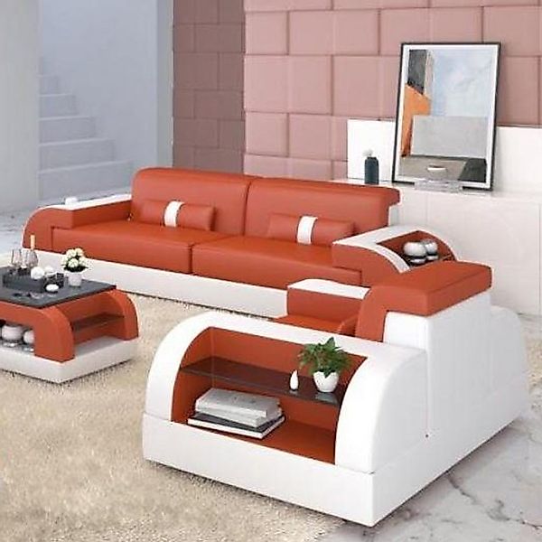 JVmoebel Sofa Sofagarnitur Couch Polster Sofa 3+1 Komplett Set Garnitur Neu günstig online kaufen