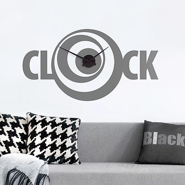 Wandtattoo-Uhr CLOCK günstig online kaufen