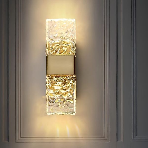 JDONG LED Wandleuchte Moderne LED-Wandleuchte, Kristall-Wandleuchter, günstig online kaufen
