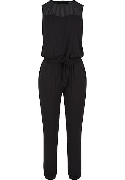 URBAN CLASSICS Jumpsuit Urban Classics Damen Ladies Tech Mesh Long Jumpsuit günstig online kaufen