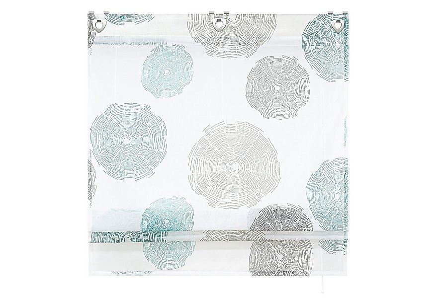 Joyswahl Raffrollo, mit Hakenaufhängung, ohne Bohren, mit Jahresring-Druck günstig online kaufen