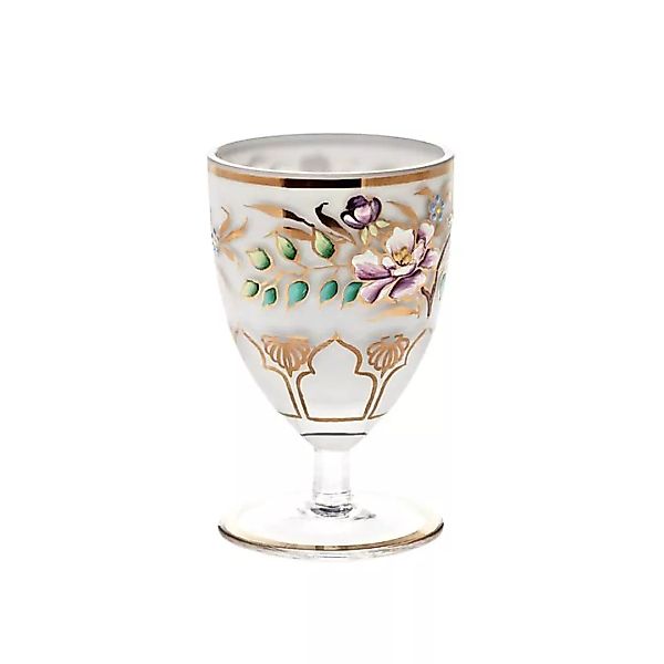 Trinkbecher White Queen 130 ml, Multicolor, aus Glas günstig online kaufen
